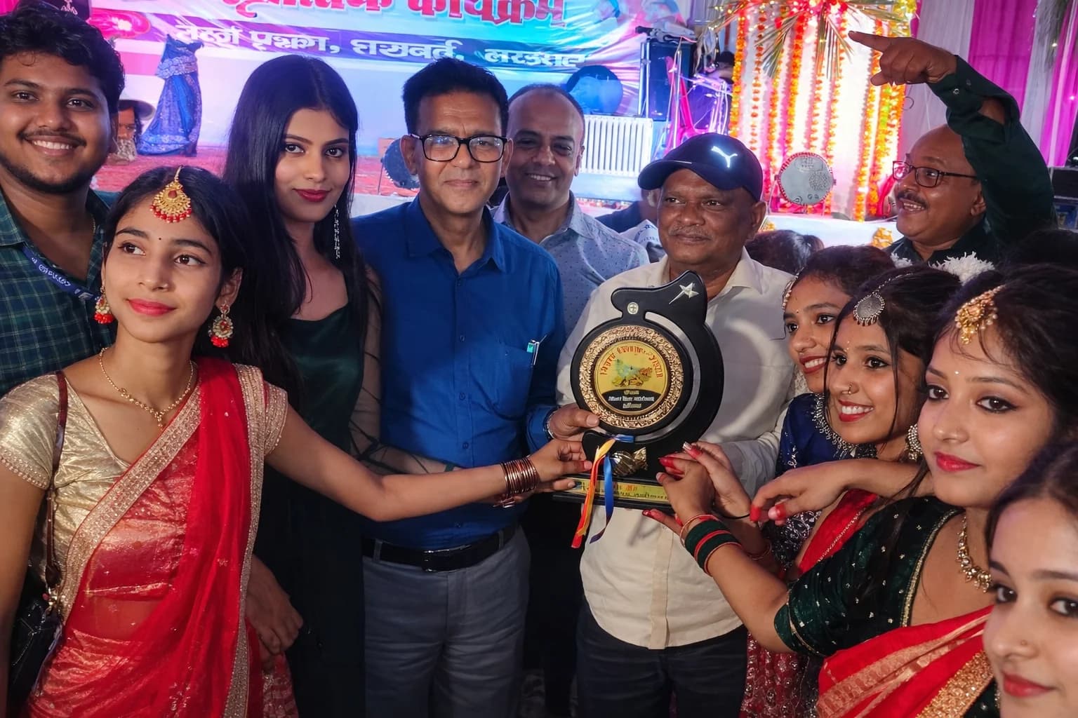 Principal addressing students